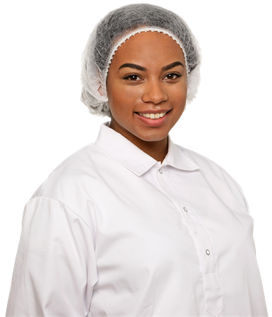 Hygisafe Mössa Non-Woven Veckad