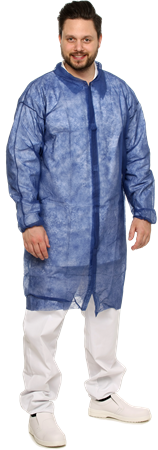 Hygisafe Besöksrock Non-Woven Blå XL