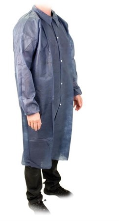 Hygisafe Besöksrock Non-Woven blå XXL