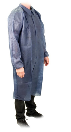 Hygisafe Besöksrock Non-Woven Blå L