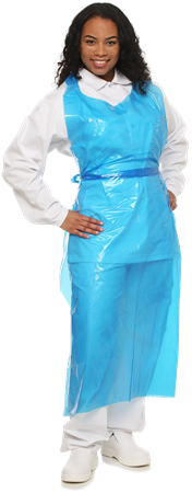 Hygisafe Förkläde Blå 1400x800x0.04 mm