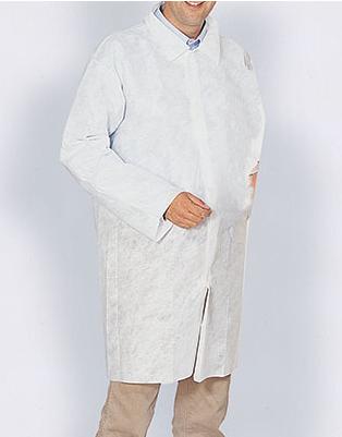 Hygisafe Besöksrock Non-wowen Vit XXL